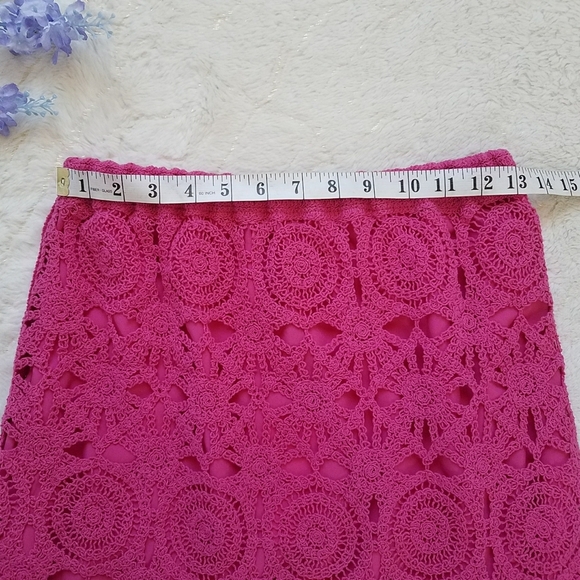 Caroline Constas New York Crochet Skirt - Picture 3 of 6